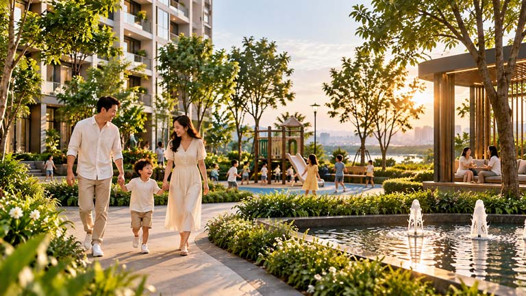 Ba tầng xanh — hành trình trở về thảnh thơi mỗi ngày tại Sedona Việt Trì